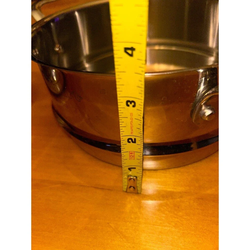 Set of 2 Cuisinart Stainless Steel Steamer Strainer Baskets 8 Inch Diameter